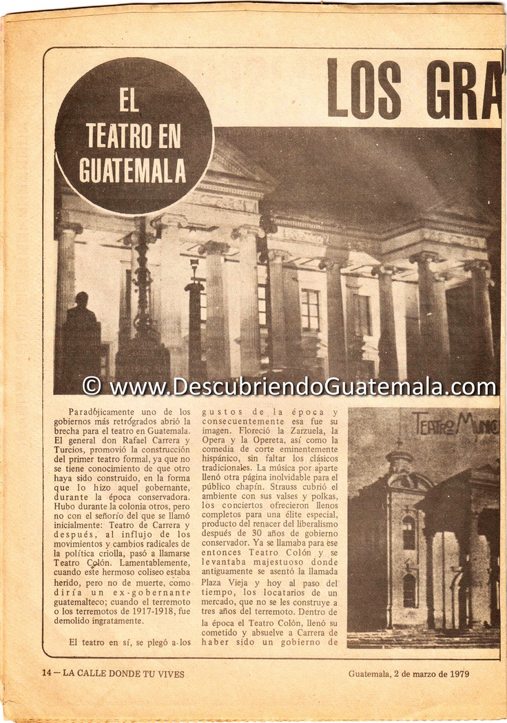 El Teatro en Guatemala