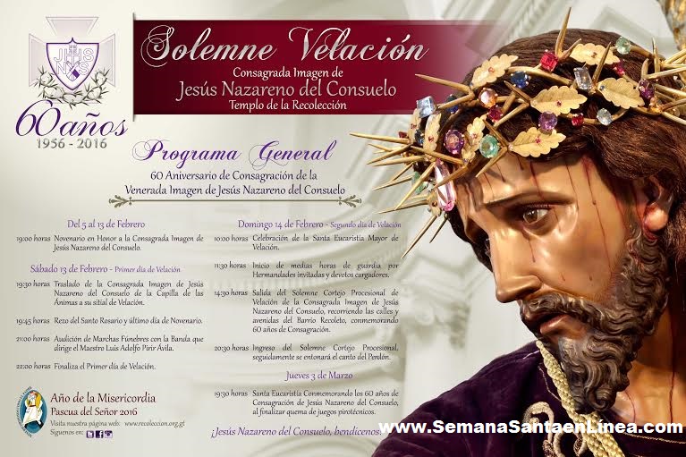Programa General Velacion Jesus del Consuelo
