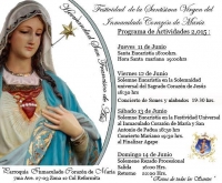 Festividad del Inmaculado Corazón de Maria en la Parroquia Inmaculado Corazón de María zona 12