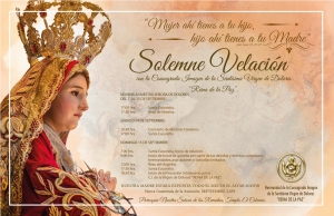 [Información] Procesión y actividades a realizarse por la Velación de Nuestra Señora de Soledad del Templo del Calvario
