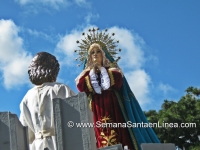 Un lunes santo junto a la Santisima Virgen del Rihu o La Rezadora en Mixco
