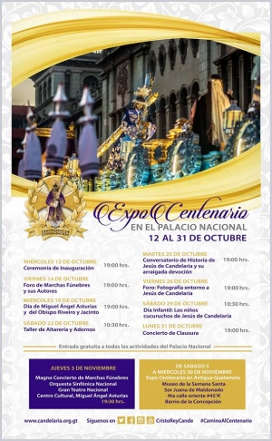 ExpoCentenario desde el 12 de Octubre preparándonos para el Centenario de Jesús de Candelaria