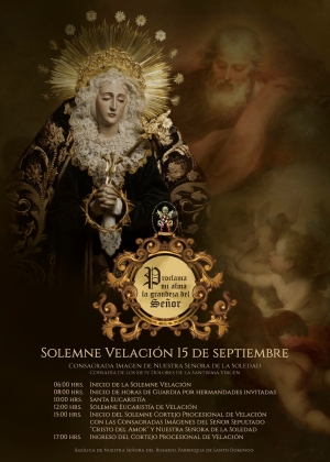 Procesión y Velación Nuestra Señora de Soledad Templo de Santo Domingo