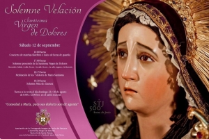 Procesion de Conmemorativa  a los 7 dolores de Maria Santisima. Virgen de Dolores de Santa Teresa