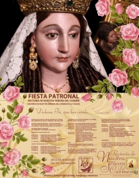 Recorrido de la Procesión con la Antigua Imagen de Nuestra Señora del Carmén de La Rectoria de Nuestra Señora del Carmén