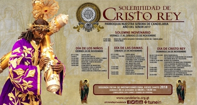 [Afiche] Actividades a realizarse por la Velación Anual de Jesús Nazareno de Candelaria 