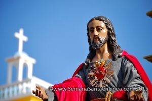 Procesión del Sagrado Corazón de Santa Catarina Pinula