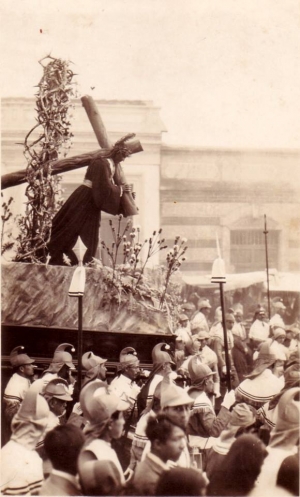 [Fotografia Antigua] Jesús Nazareno de Candelaria del año 1929