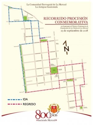 Recorrido Procesional Jesús Nazareno de la Merced, Antigua Guatemala, Procesión Extraordinaria