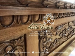 Nuevas andas procesionales para Jesús Nazareno del Rescate del Templo de Santa Teresa