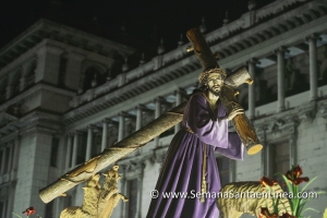 Procesión Jesús Nazareno de la Indulgencia Rumbo a Catedral Metropolitana 13-03-2015