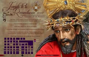 Recorrido Jesús Nazareno de Santa Teresa, Jornada de Reconciliación, Cuarto Sábado de Cuaresma 2018