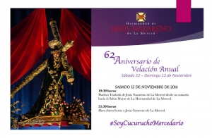 [Afiche] Actividades a realizarse por la Velación Anual de Jesús Nazareno de la Merced Antigua Guatemala